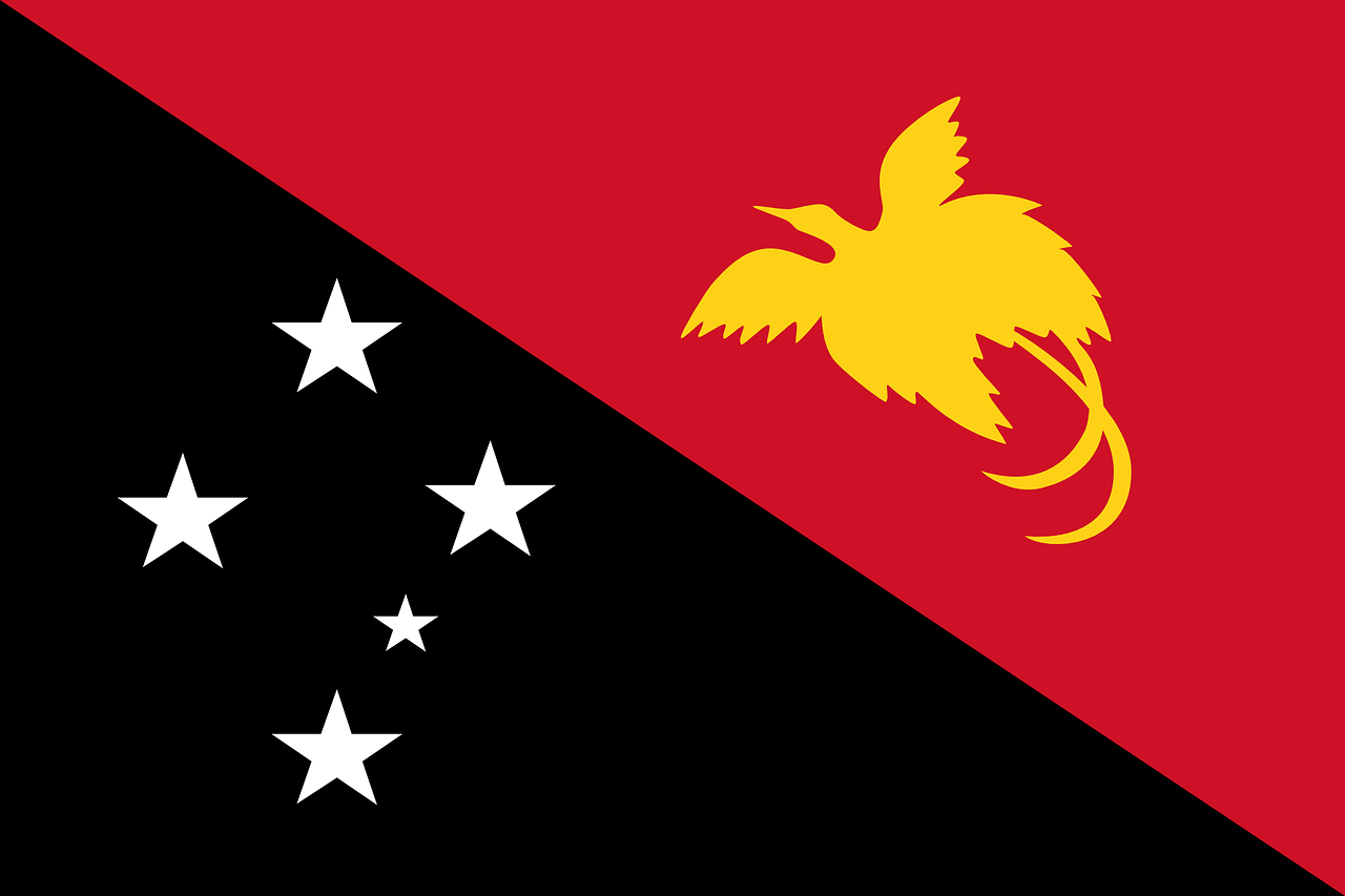 Flag of Papua New Guinea (photo credit: OpenClipart-Vectors via pixabay)