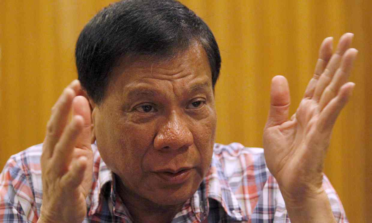 Presidential candidate Rodrigo Duterte (photo credit: Czar Dancel / Reuters)