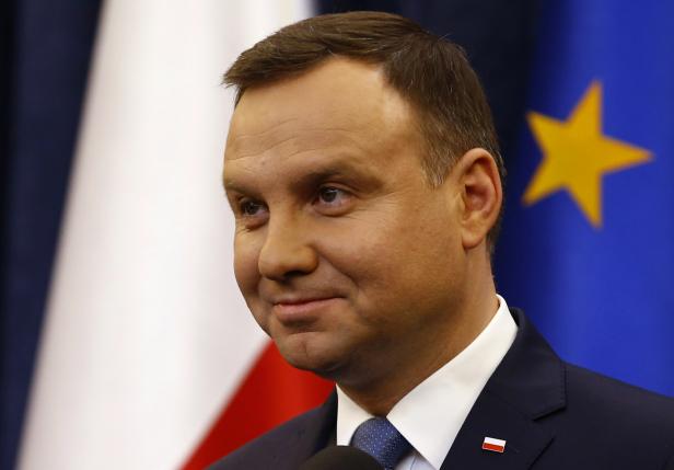 Poland's President Andrzej Duda speaks during his announcement at Presidential Palace in Warsaw, Poland December 28, 2015. (photo credit: Reuters)