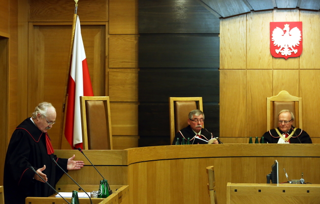 Poland Constitutional Tribunal (photo credit: PAP)  