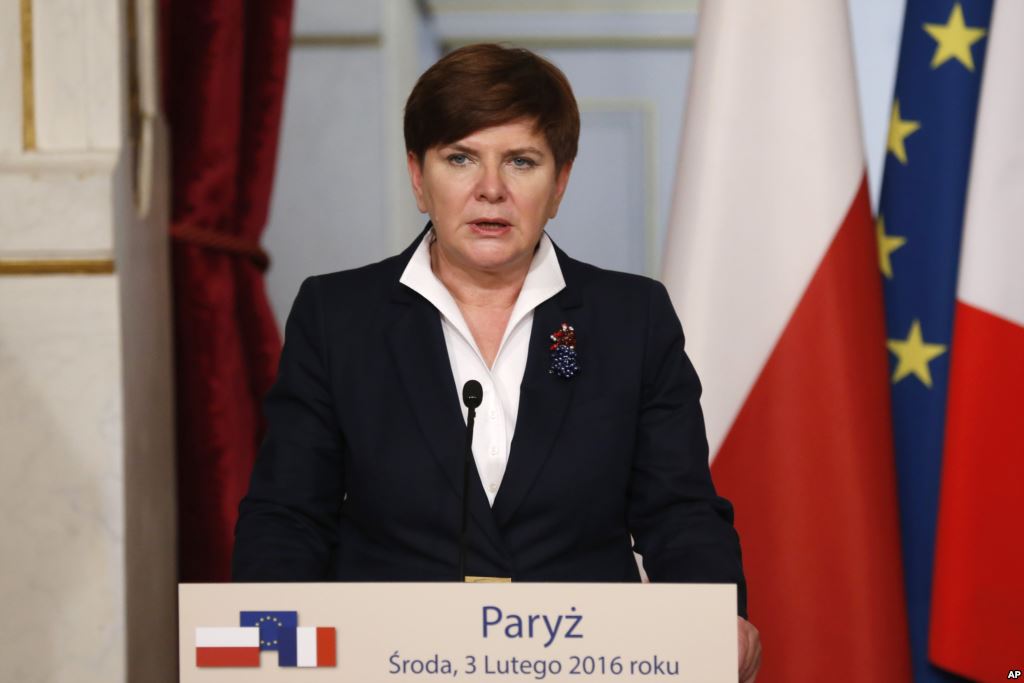 Prime Minister Beata Szydło (photo credit: VOA news)