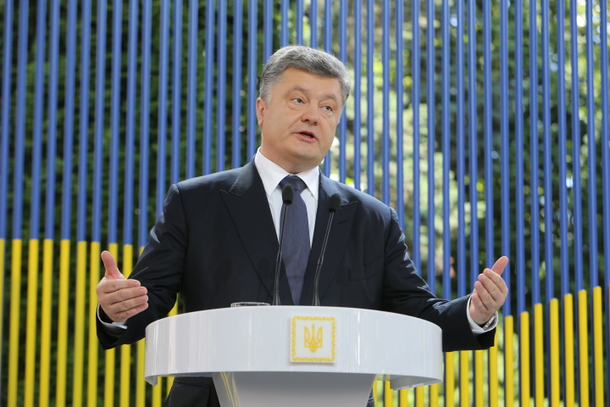 Ukrainian President Petro Poroshenko [photo credit: Volodymyr Petrov]