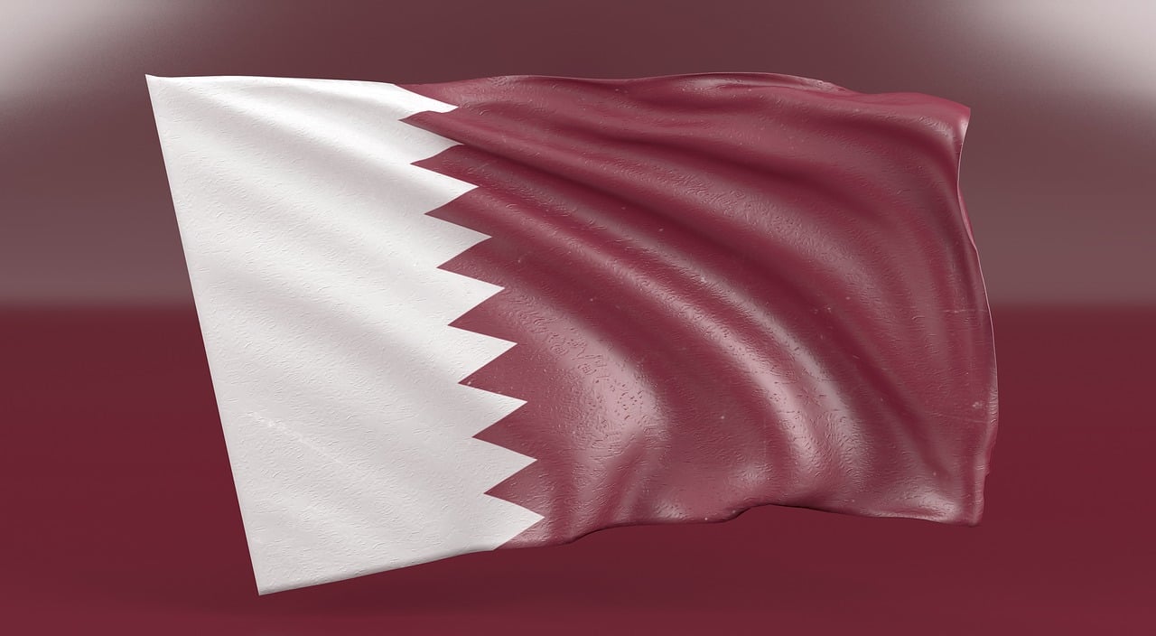 Flag of Qatar (photo credit: QuinceCreative via pixabay)