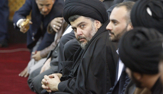 رجل الدين الشيعي العراقي مقتدى الصدر