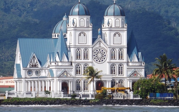 Catholic Cathedral in Apia in Samoa (photo credit: RNZI/ Autagavaia Tipi Autagavaia)