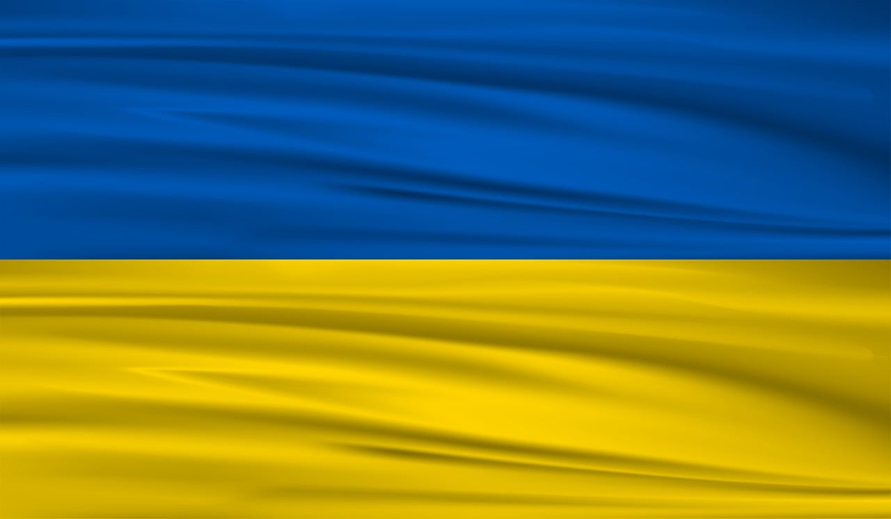 Flag of Ukraine (photo credit: satheeshsankaran via pixabay)