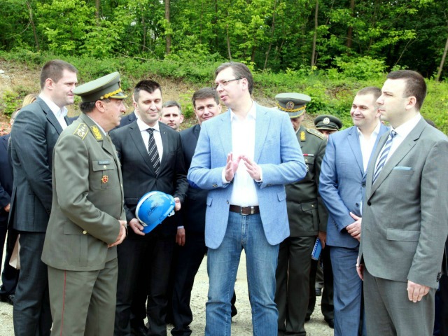 Serbian Prime Minister Aleksandar Vucic (photo credit: Beta)