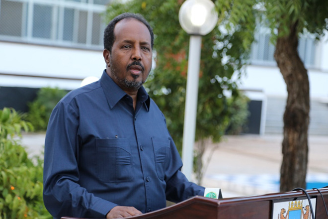 President of Somalia Hassan Sheikh Mohamud (photo credit: Hiiraan Online)