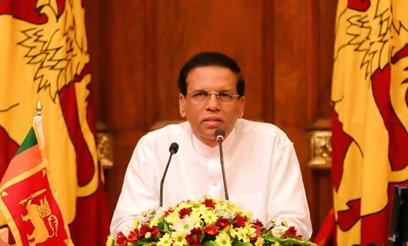 Sri Lankan President Maithripala Sirisena [photo credit: onlanka.com]