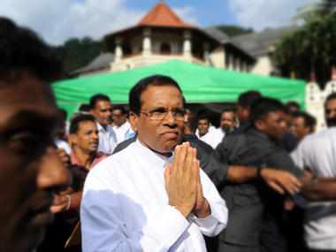 President Maithripala Sirisena (photo credit: AFP)