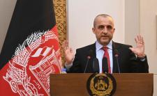 First Vice President of Afghanistan, Amrullah Saleh (photo credit: AFP)