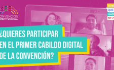 Public invitation to digital meeting about the Convention (photo credit: chileconvencion.cl)