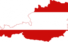 Flag-map of Austria (photo credit: Artur Jan Fijałkowski/Wikimedia/WarX)