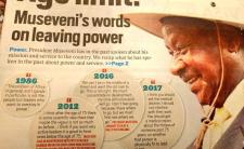 Museveni on overstaying (photo credit: Martha Leah Nangalama)
