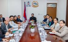 Meeting of Nepal's Council of Ministers convened by Prime Minister Balendra Shah (credit: Office of the Prime Minister of Nepal via Facebook)
