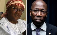 President Embalo (left)and runner up and PAIGC Candidate Pereira (photo credit: AfricaNews)