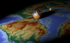 Spain on a map (photo credit: Pixabay)