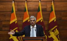Sri Lankan President Ranil Wickremesinghe (photo credit: Mohd Rasfan/AFP)