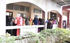 Voters lining at polling station to cast their ballots for the 2026 constitutional referendum in Bangladesh (credit: Press Information Department of Bangladesh via Wikimedia Commons)