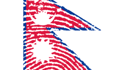 Flag of Nepal (photo credit: CatsWithGlasses via pixabay)