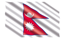 Flag of Nepal (photo credit: jorono via pixabay)