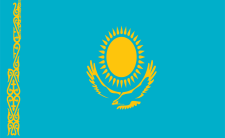 Flag of Kazakhstan (photo credit: OpenClipart-Vectors via pixabay)