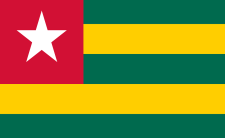 Flag of Togo (photo credit: OpenClipart-Vectors via pixabay)