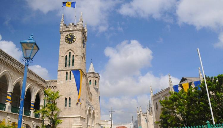 Parliament building in Bridgetown, Barbados (credit: David Broad via Wikimedia Commons)