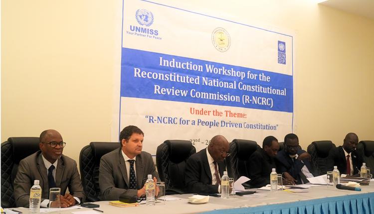 Induction workshop for NCRC (photo credit: UNDP South Sudan via X)