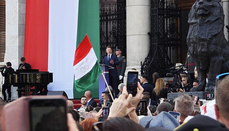 Speech by Péter Magyar at the establishment of the new Parliament (credit: Elekes Andor via Wikimedia Commons)