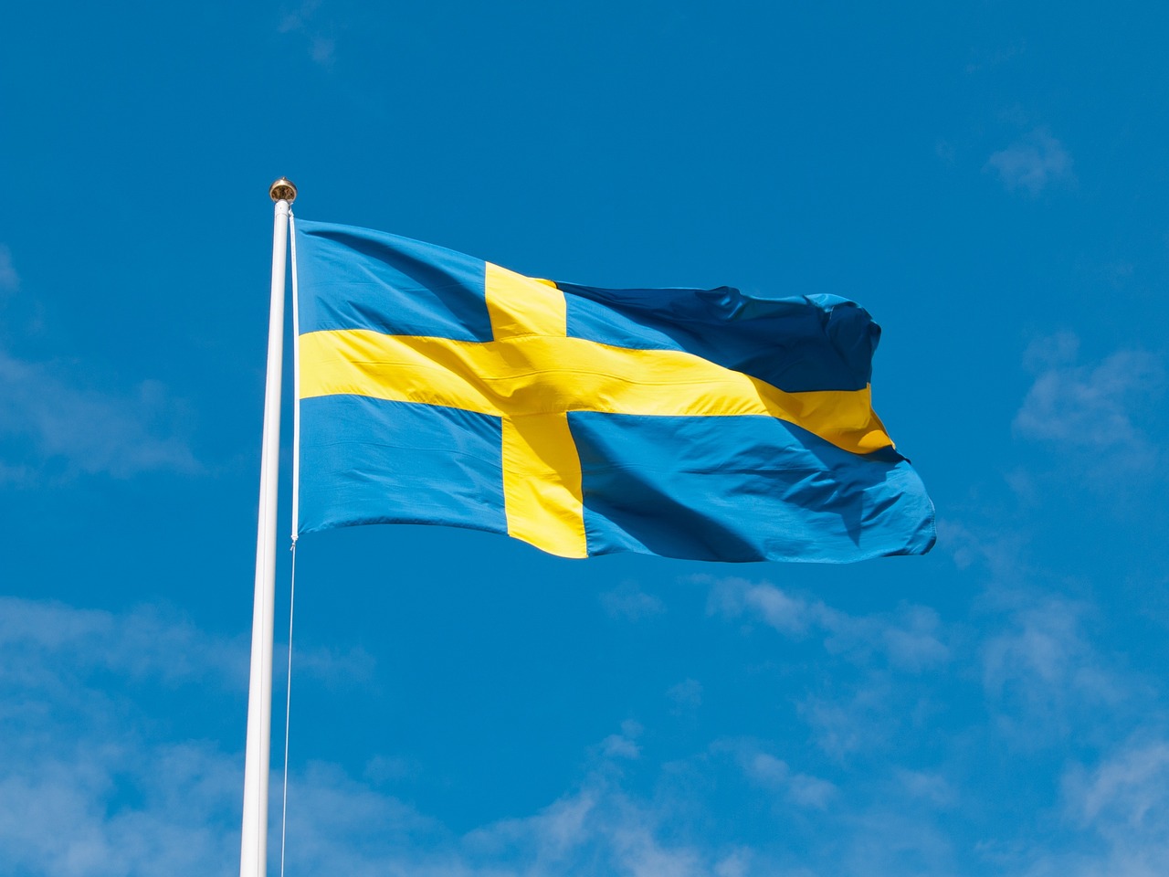 Flag of Sweden (photo credit: Unif via pixabay)
