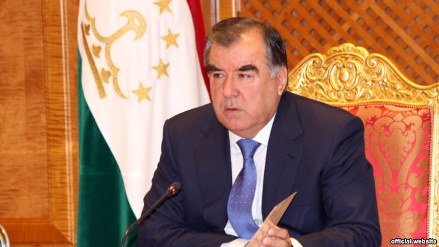Tajik President Emomali Rahmon (photo credit: Radio Free Europe)
