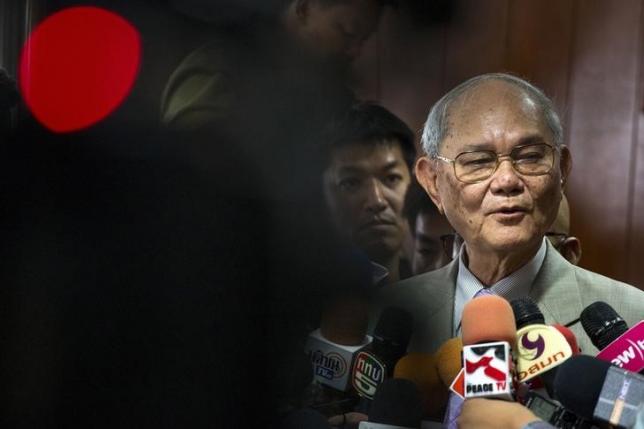 Meechai Ruchupan, Head of Constitution Drafting Committee (photo credit: REUTERS/ATHIT PERAWONGMETHA/FILES)
