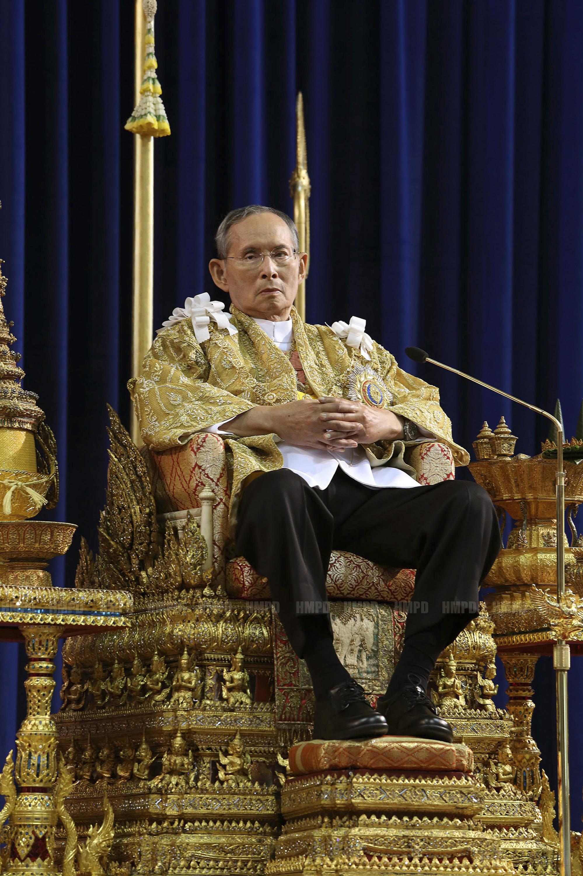 Thailand's King Bhumibol Adulyadej (photo credit: KCUR 89.3)