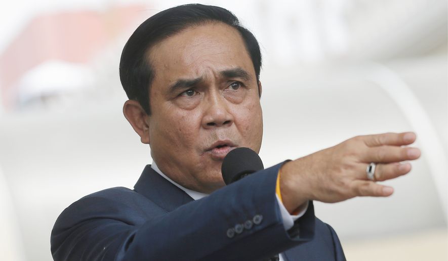 Thai Prime Minister Prayuth Chan-ocha (photo credit: Associated Press)