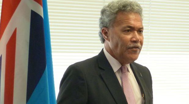 Tuvalu's Prime Minister, Enele Sopoaga. Photo: RNZI / Jamie Tahana