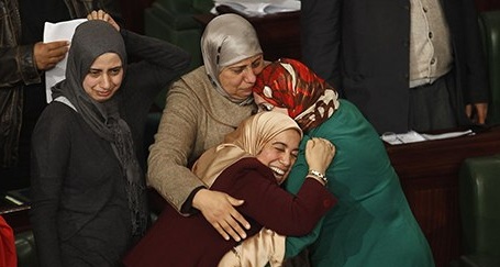 Tunisia's new constitution enshrines freedom of religion and women’s rights. Photograph: Zoubeir Souissi/Reuters