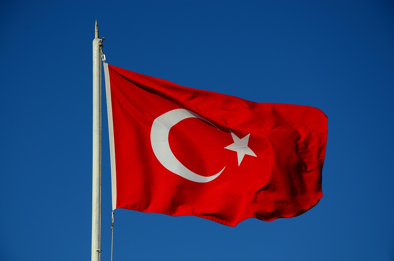 Flag of Turkey (photo credit: Sevgi001461 via pixabay)