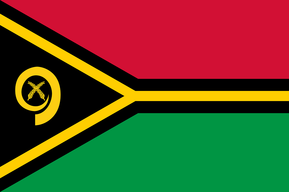 Flag of Vanuatu (photo credit: OpenClipart-Vectors / pixabay)