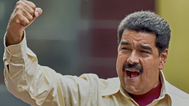 Venezuelan President Nicolas Maduro (photo credit: BBC)